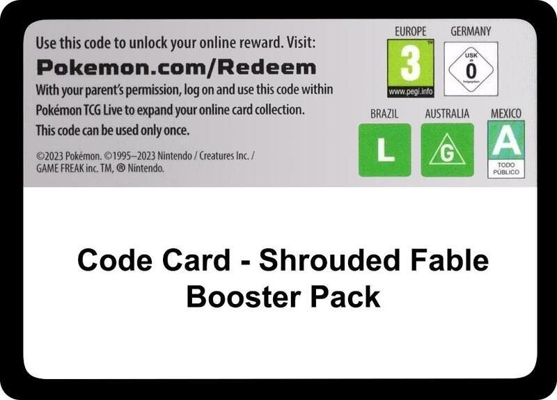 Code Card - Surging Sparks Booster Pack - SV08: Surging Sparks ...