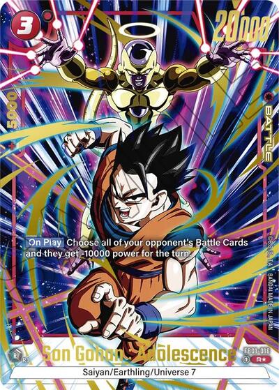 Son Gohan : Adolescence (Alternate Art) card