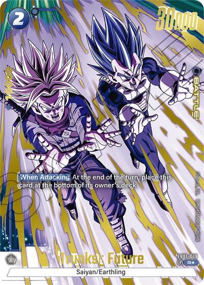 Trunks : Future - FB01-049 (Alternate Art) card