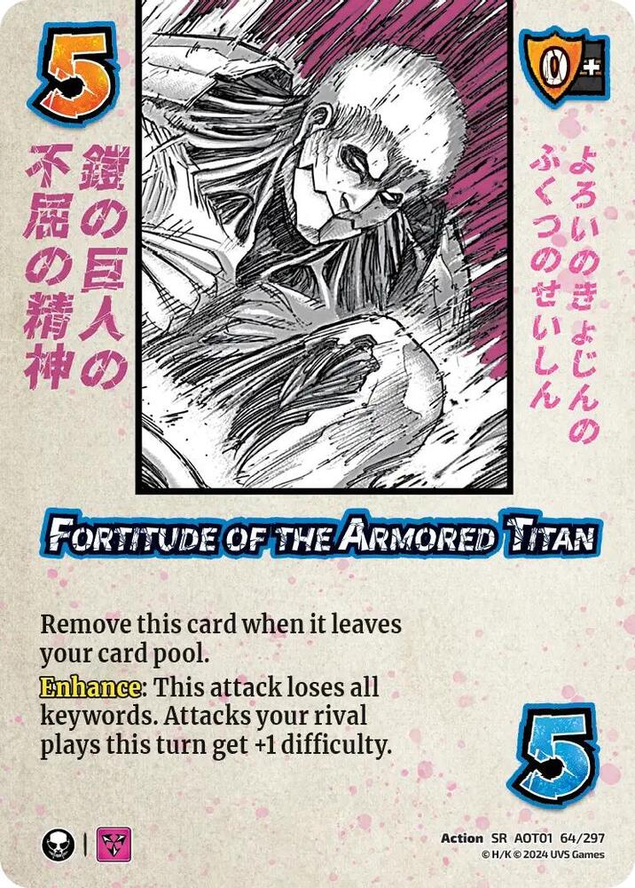 attack on titan yugioh cards Fortitude of the Armored - Titan: Battle for Humanity If you do Attack on Titan: Battle for