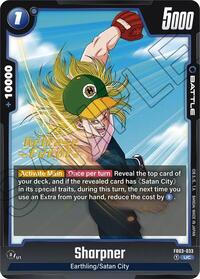 Sharpner - Raging Roar Release Event Cards - Dragon Ball Fusion World card