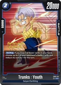 Trunks : Youth (Raging Roar Release Event Cards)
