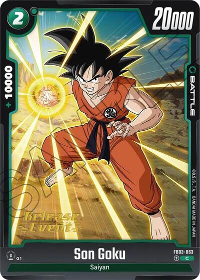 Son Goku - FB03-063 card