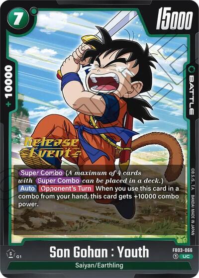Son Gohan : Youth - FB03-066 card