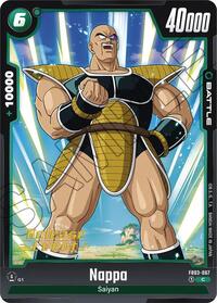 Nappa - Raging Roar Release Event Cards - Dragon Ball Fusion World card