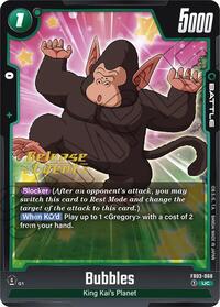 Bubbles - Raging Roar Release Event Cards - Dragon Ball Fusion World card