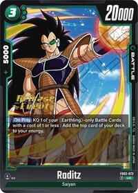 Raditz - FB03-073 - Raging Roar Release Event Cards - Dragon Ball Fusion World card