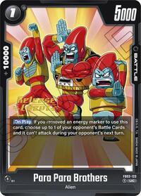 Para Para Brothers - Raging Roar Release Event Cards - Dragon Ball Fusion World card