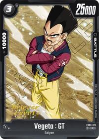 Vegeta : GT (Raging Roar Release Event Cards)
