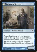 FOIL 秘密を掘り下げる者/Delver of Secrets ×4  mtg FOIL)秘密を掘り下げる者/Delver of Secrets《日本語》【INR】