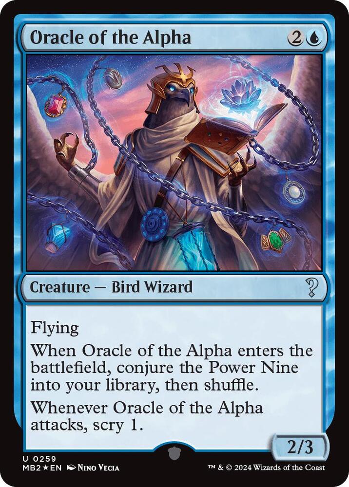 頭目の神官　Oracle of the Alpha foil FOIL)頭目の神官/Oracle of the Alpha《英語》【Reprint Cards