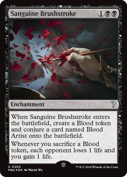 Sanguine Brushstroke - Mystery Booster 2 - magic