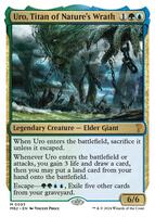 mtg the brothers war commander deck list Uro, Titan of Nature's Wrath [Modern Horizons 3 Commander] main image 0