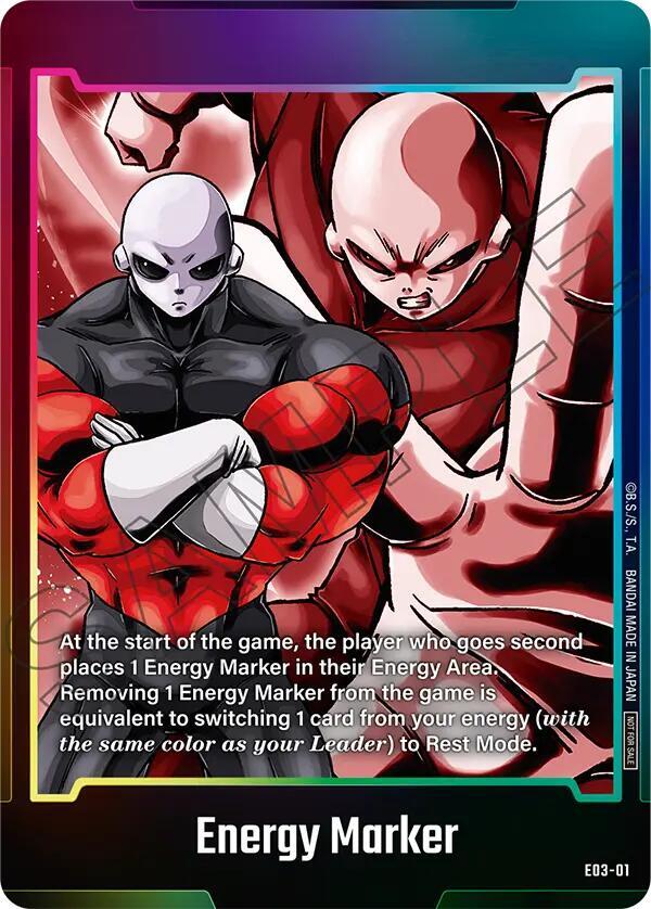 DBS FW SB02 エネルギーマーカー E-73 英語版 Energy Marker E-73 Gold Manga Booster 02 Dragon Ball Card English