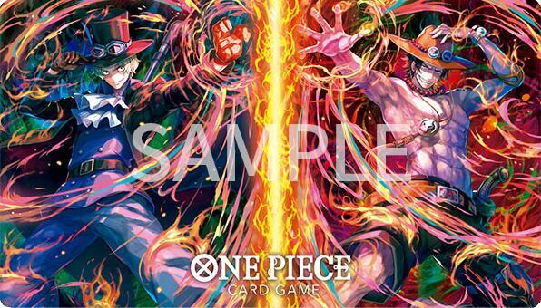 One Piece Card Game: Official Playmat - Ace & Sabo - Bandai