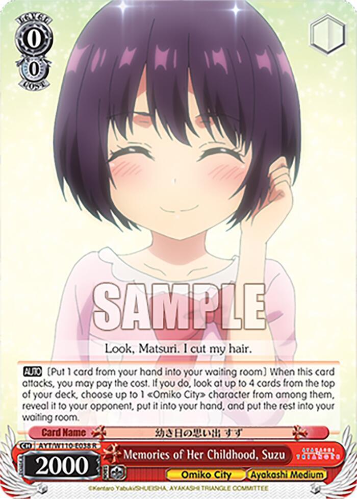 Memories of Her Childhood, Suzu - Ayakashi Triangle - Weiss