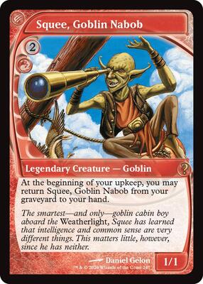 ゴブリンの太守、スクイー　未来予知枠　foil MB2 Squee, Goblin Nabob (Future Sight) - Mystery Booster 2