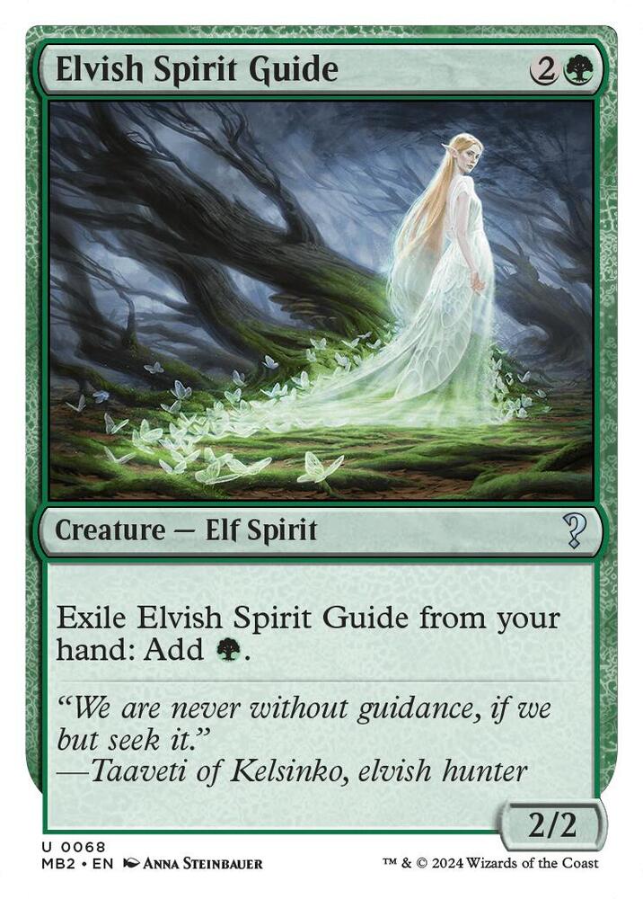 Elvish Spirit Guide (White Border) - Mystery Booster 2 - Magic