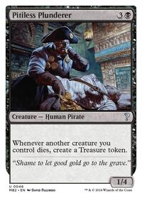 Pitiless Plunderer (White Border) - Mystery Booster 2 - Magic: The Gathering card