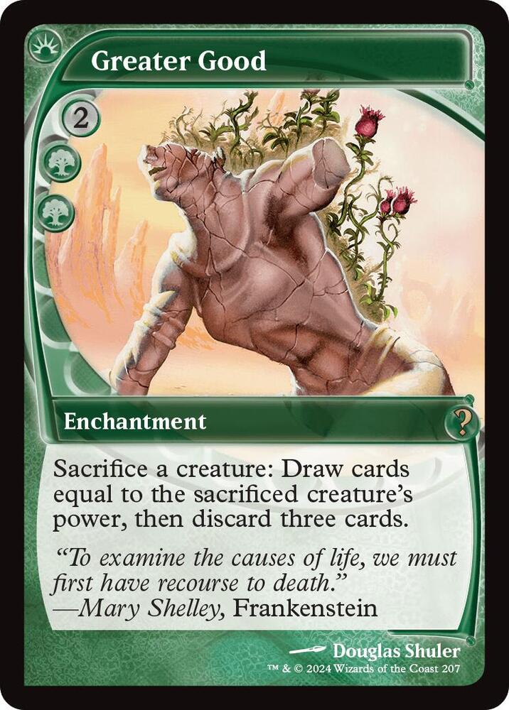 Greater Good (Future Sight) - Mystery Booster 2 - Magic: The