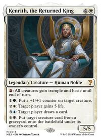 Kenrith, the Returned King (White Border)