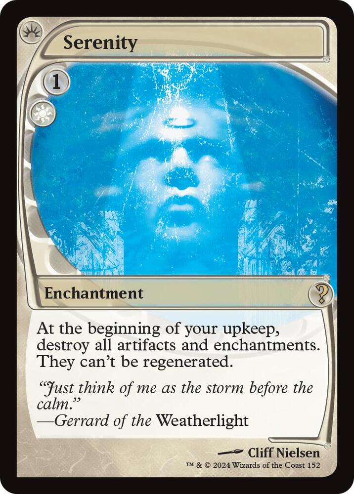 Serenity (Future Sight) - Mystery Booster 2 - Magic: The Gathering