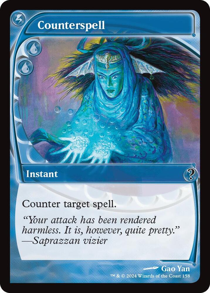 対抗呪文　foil MB2 counterspell Counterspell (Future Sight) - Mystery Booster 2 - Magic: The