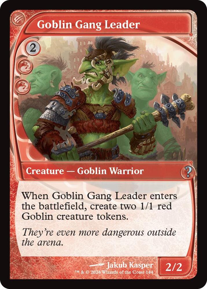 Goblin Gang Leader (Future Sight) - Mystery Booster 2 - Magic: The