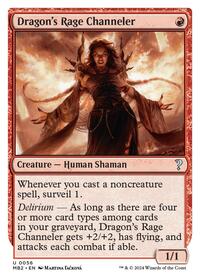 Dragon's Rage Channeler (White Border) - Mystery Booster 2 - Magic: The Gathering card