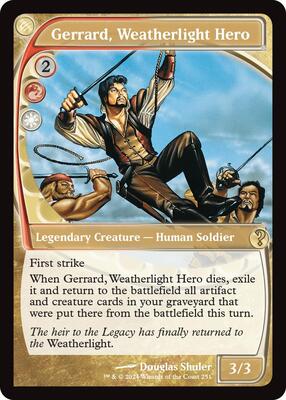 MTG ウェザーライトの英雄、ジェラード foil Foil】(242)《完成化したウェザーライト/Weatherlight