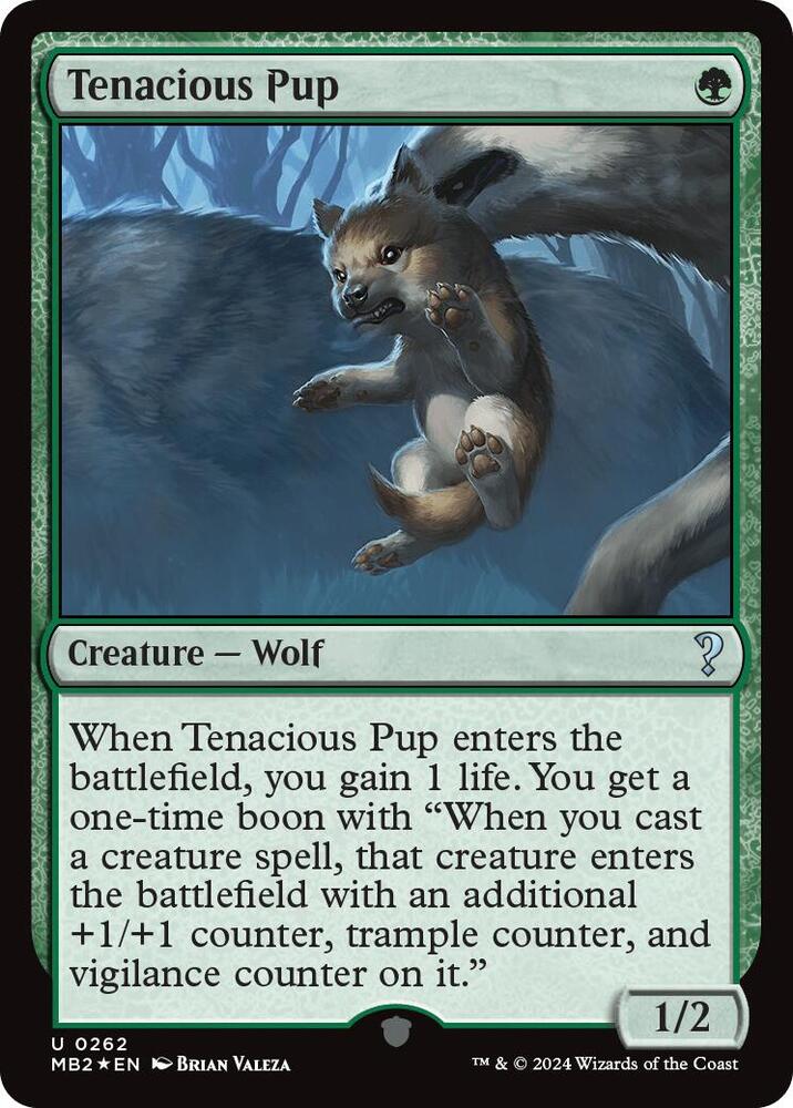 Tenacious Pup - Mystery Booster 2 - Magic: The Gathering