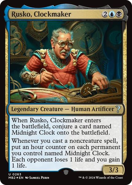 Rusko, Clockmaker - Mystery Booster 2 - magic