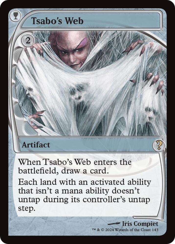 サーボの網/Tsabo's Web Foil 英語 MTG Tsabo's Web (Future Sight) - Mystery Booster 2 - Magic: The