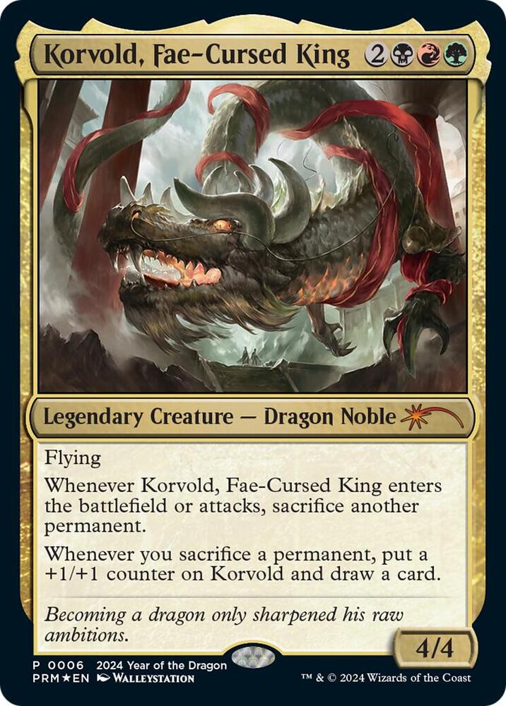Korvold, Fae-Cursed King (Year of the Dragon 2024) - Standard