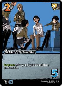 Scout's Downtime