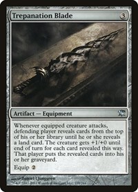 Trepanation Blade - Innistrad - Magic: The Gathering card