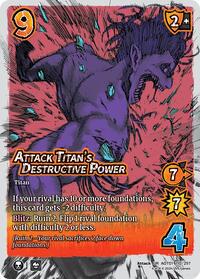 Attack Titan's Destructive Power