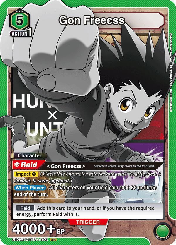 Gon Freecss (102) - UE02ST: HUNTER X HUNTER Starter Deck - Union