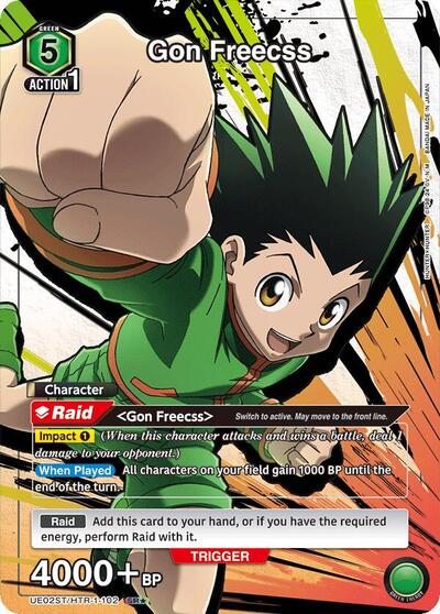 Gon Freecss (102) (SR*) card