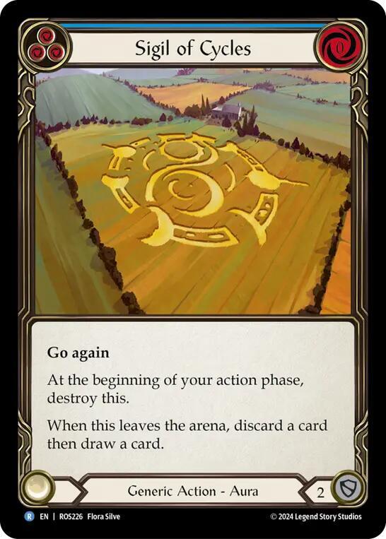 Sigil of Cycles 回転の印 flesh and blood fab Sigil of Cycles - Rosetta - Flesh and Blood TCG - TCGplayer.com