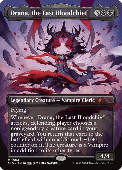 Drana the Last Bloodchief Rainbow Foil