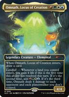 創造の座、オムナス　4枚　foil secret lair Omnath, Locus of Creation (Rainbow Foil) - Secret Lair Drop