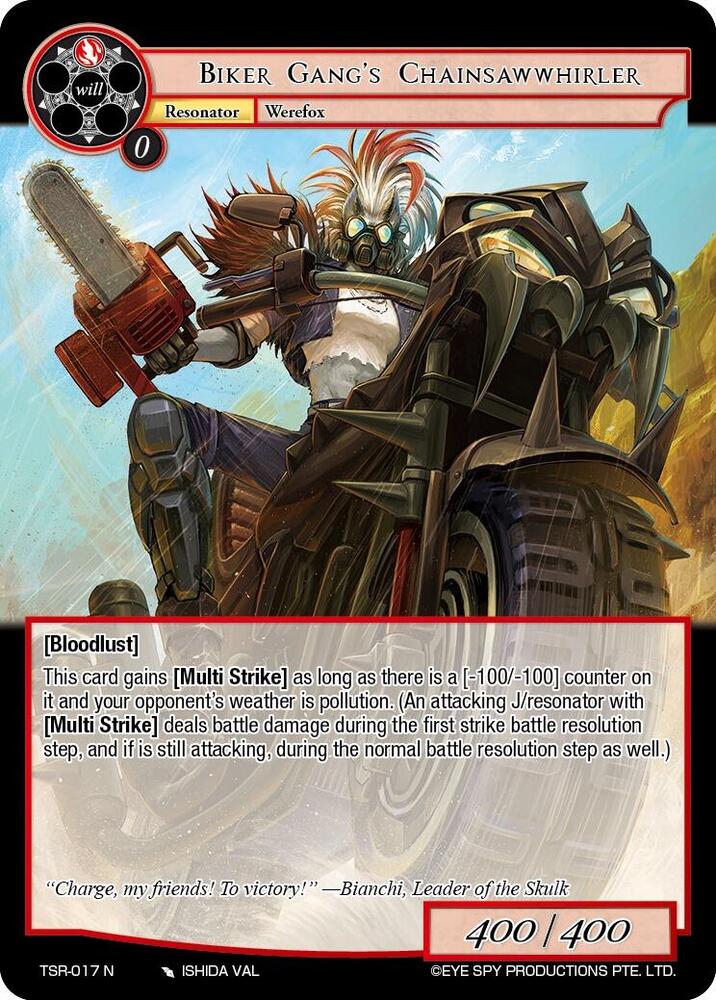 Biker Gang's Chainsawwhirler