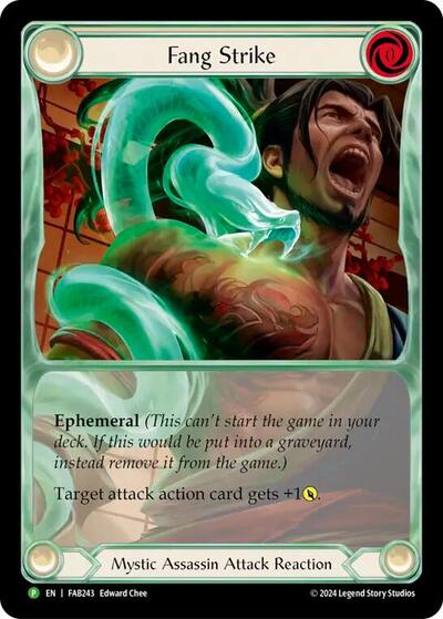 Fang Strike - FAB243 Flesh and Blood: Promo Cards card price