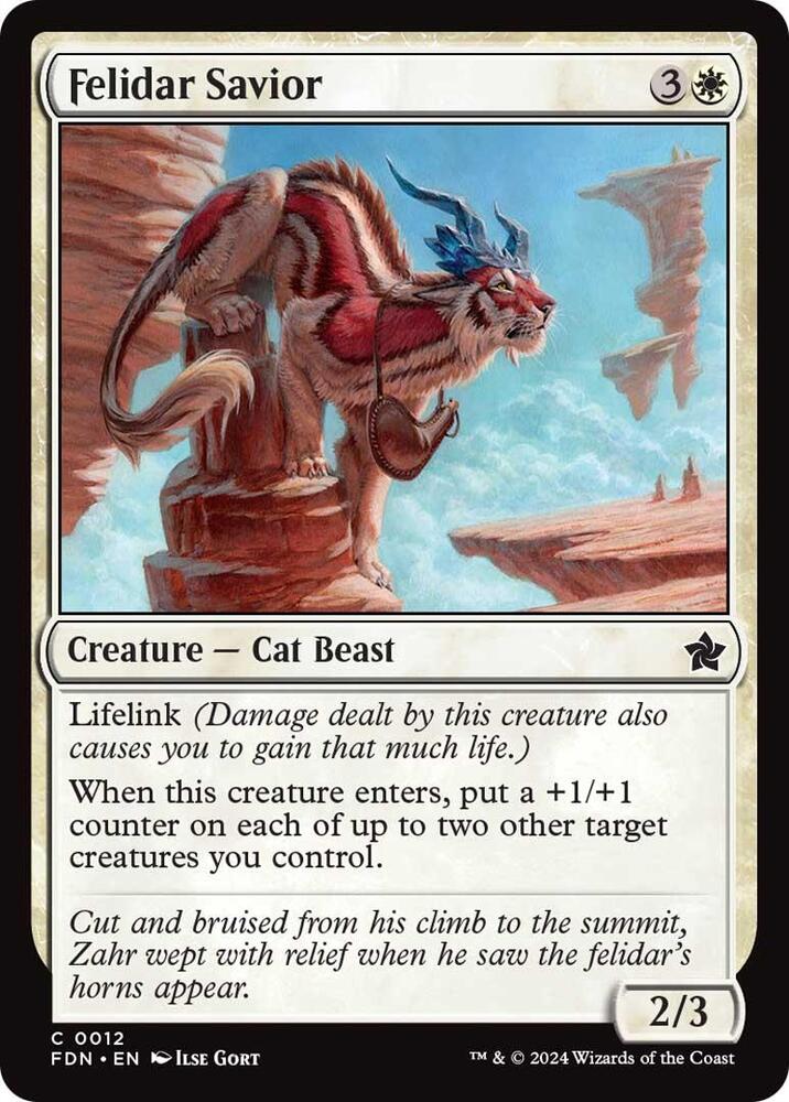Felidar Savior Foundations Magic The Gathering TCGplayer Com 563869 In 1000x1000