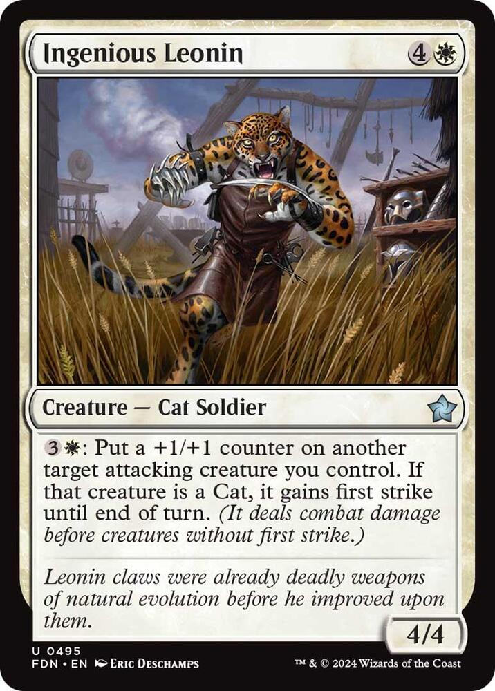Ingenious Leonin 495 card