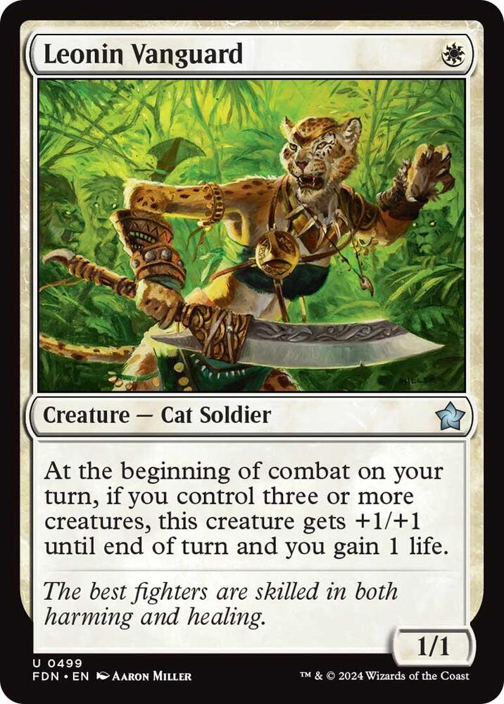 Leonin Vanguard 499 card