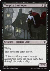Vampire Interloper - Foundations - Magic: The Gathering card