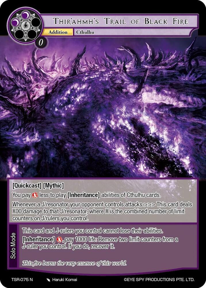 Thir'ahmh's Trail of Black Fire