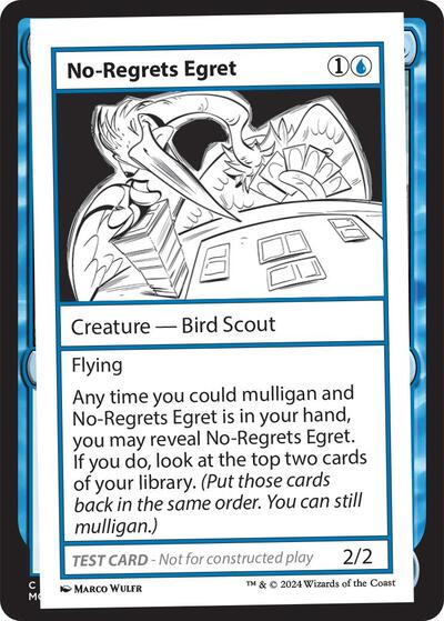 No Regrets Egret